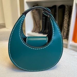 STAUD
Micro Moon Leather Top Handle Bag
